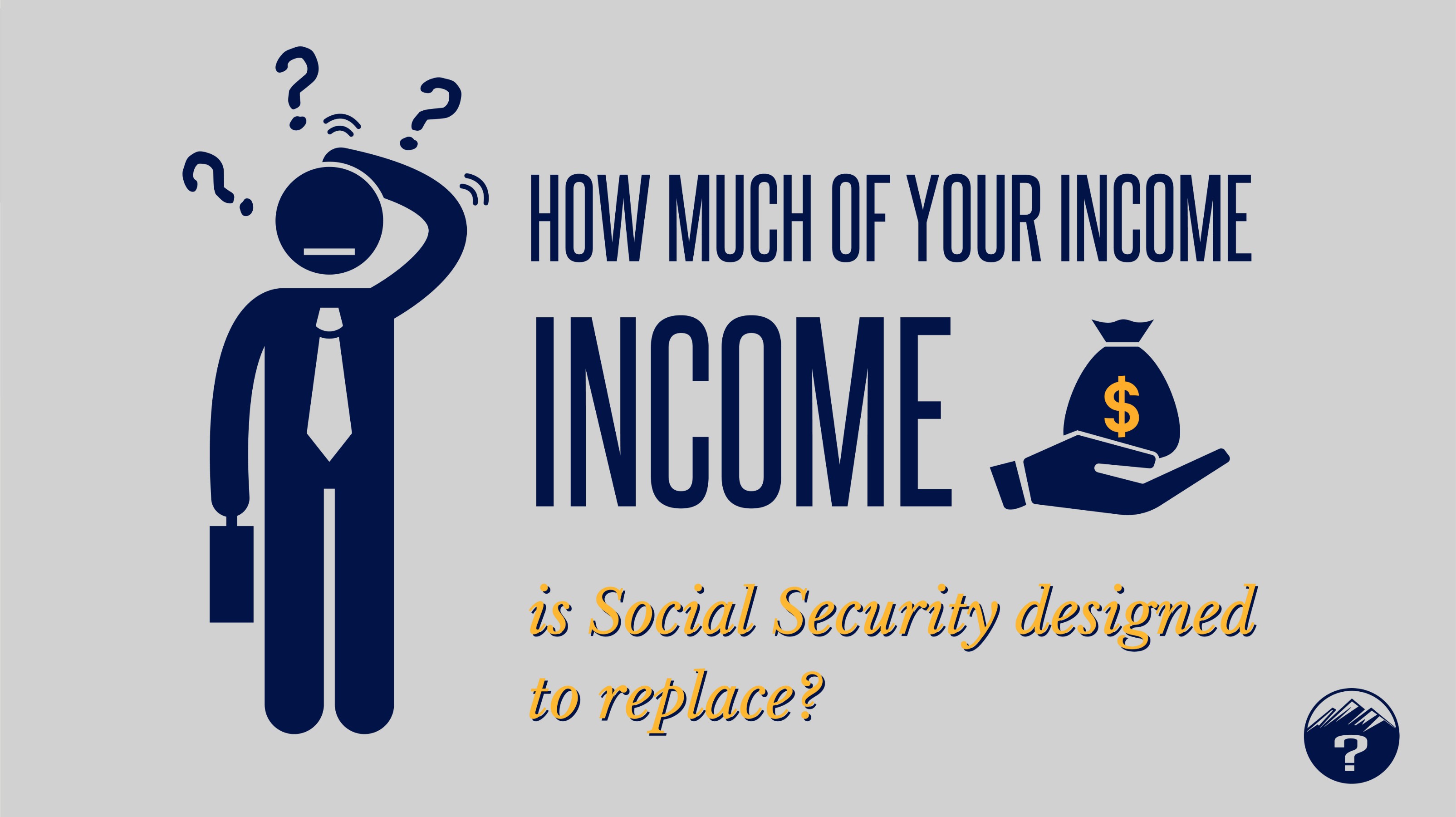 Read more about the article How much of your income is Social Security designed to replace?